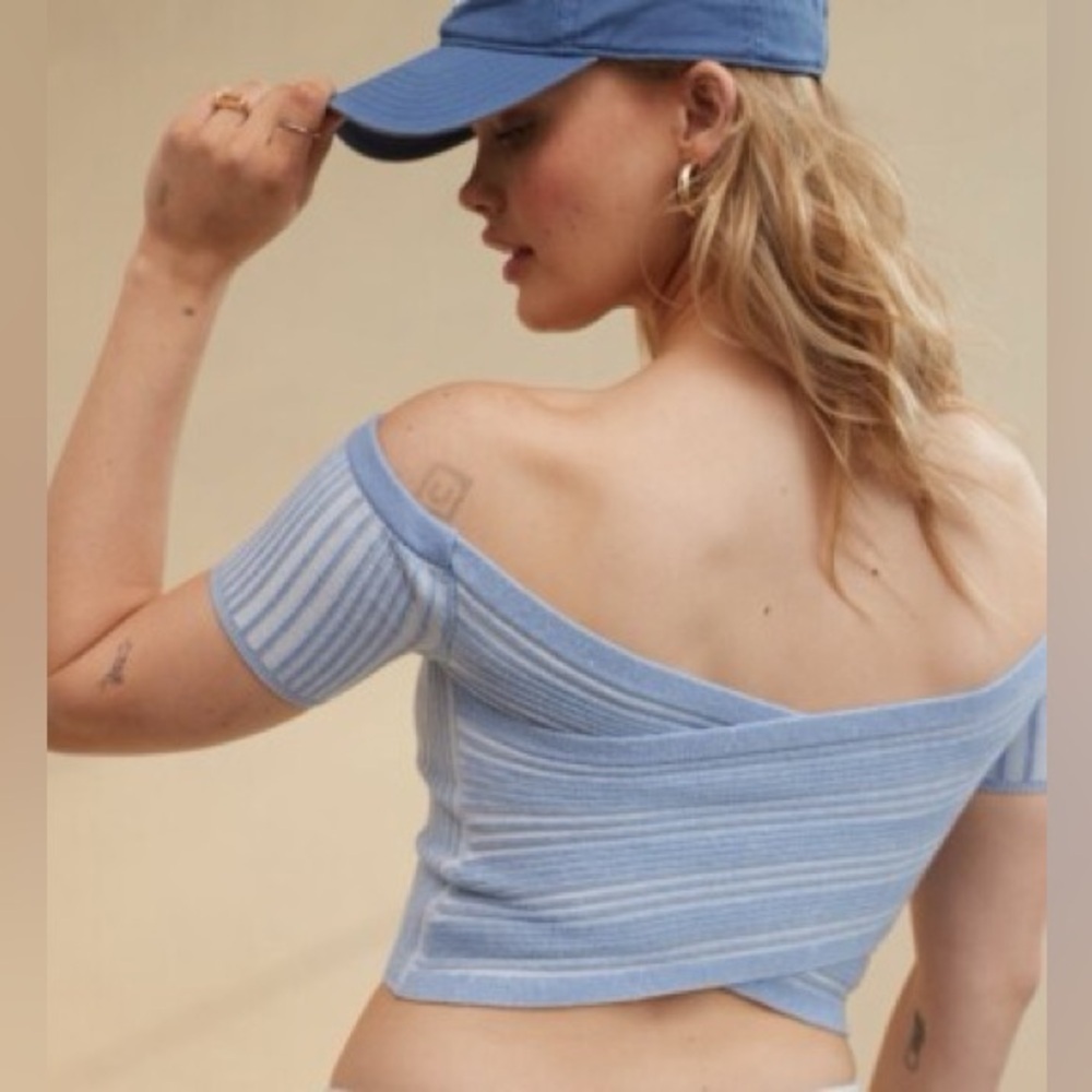 Aerie Reversible Sweater Crop Top